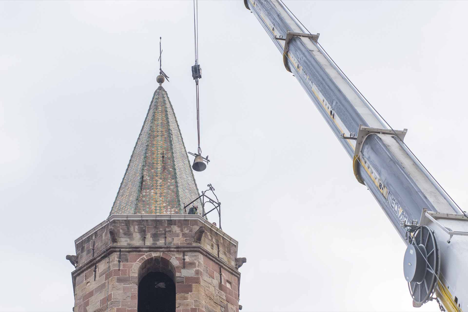 Dépose pour restauration des 4 cloches de la cathédrale de Fréjus